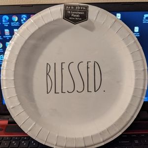 Rae Dunn 16 Blessed Holiday Luncheon Plates